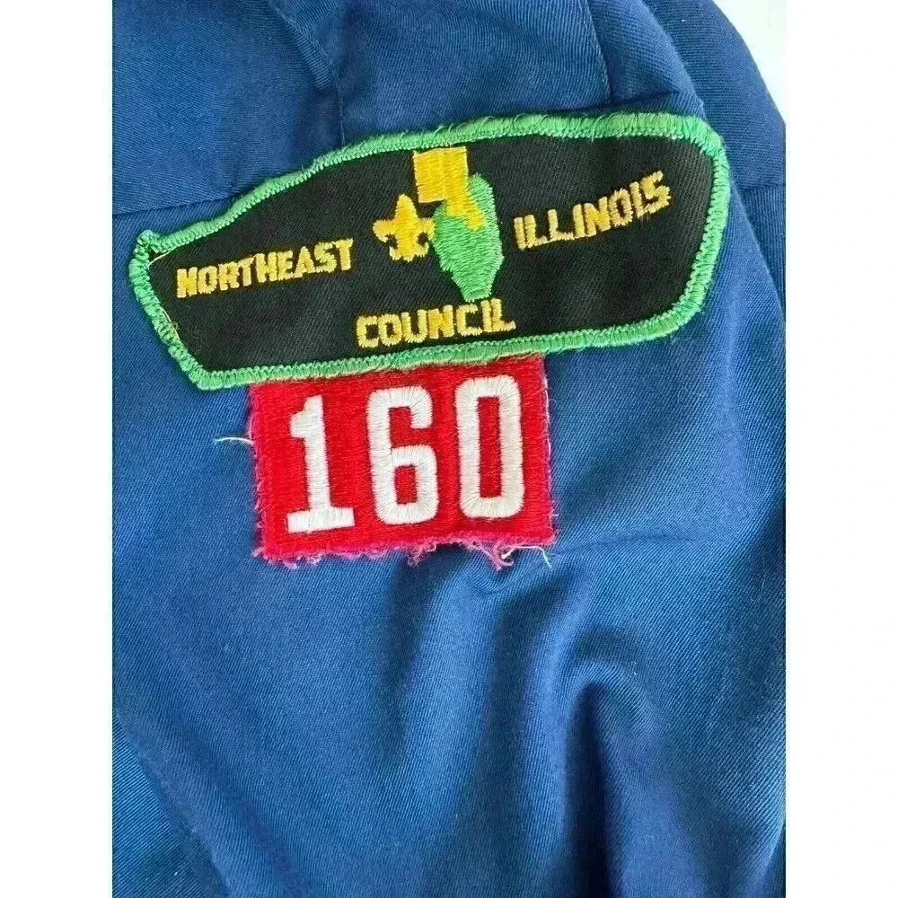 Vintage Boy Scouts of America Cub Scout Uniform Youth Shirt USA Made Size Medium - Picture 3 of 10